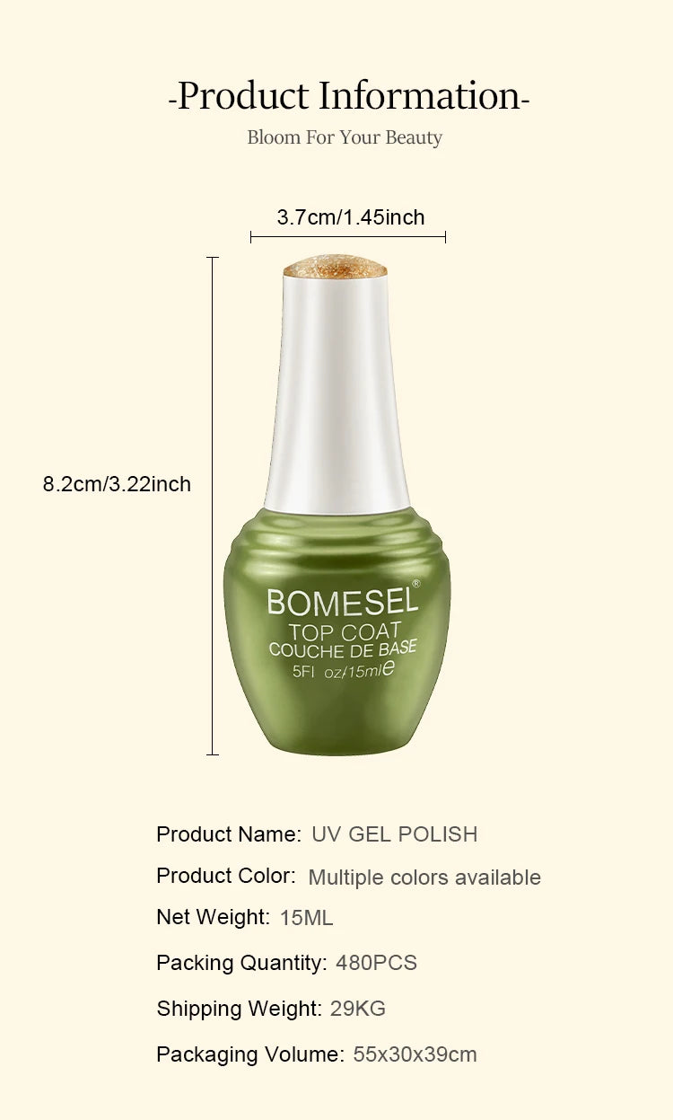 Wholesale Fashionable Solid Color UV Nail Polish Gel High Quality and Long-lasting Customizable for Salons and Personal Use