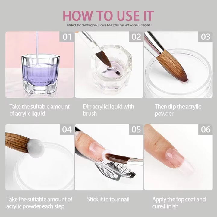 Professional 30ml Fast-Setting Acrylic Liquid Monomer for Nail Extensions High Quality EMA Acrylic Portable with New Design