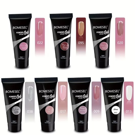 Hot Selling UV Gel Nail Builder Set Poly Gel Kit with UV Lamp and Brush for Nail Extension Acrylic Nail Polish Kit