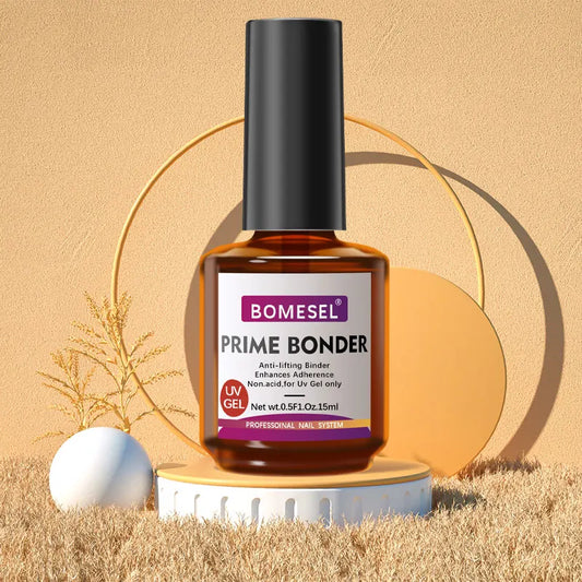 15ml UV Gel Nail Polish Nude Color Primer Bonder Hard Builder Gel Hema Free Base Coat