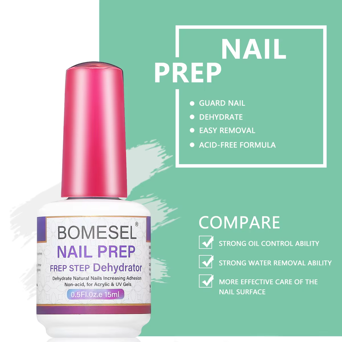 BOMESEL Luxury DIY Professional Nail Art Set Wholesale Long-Lasting UV Gel Polish with LED Lamp Sustainable for Nail Salons