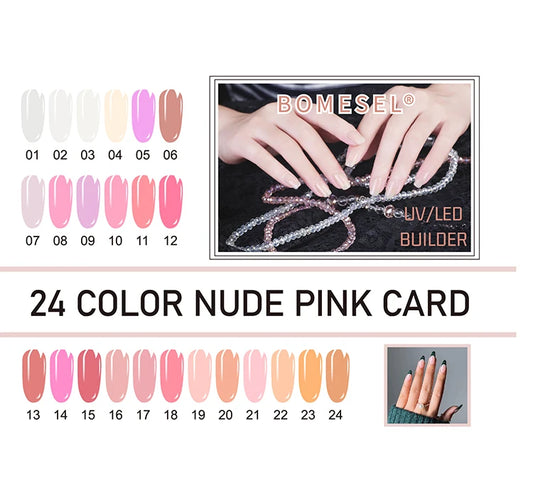 2024 OEM Self-Leveling UV Gel Nail Extension Builder Private Label Hard Jelly Gel Construction for DIY LED Lamp Source Bottle