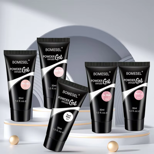 30ml Real Poly Acrylic Gel Camouflage Natural Clear Crystal Nail Builder UV Led Nail Art Gel Polish Wholesale Polys Nails Gels