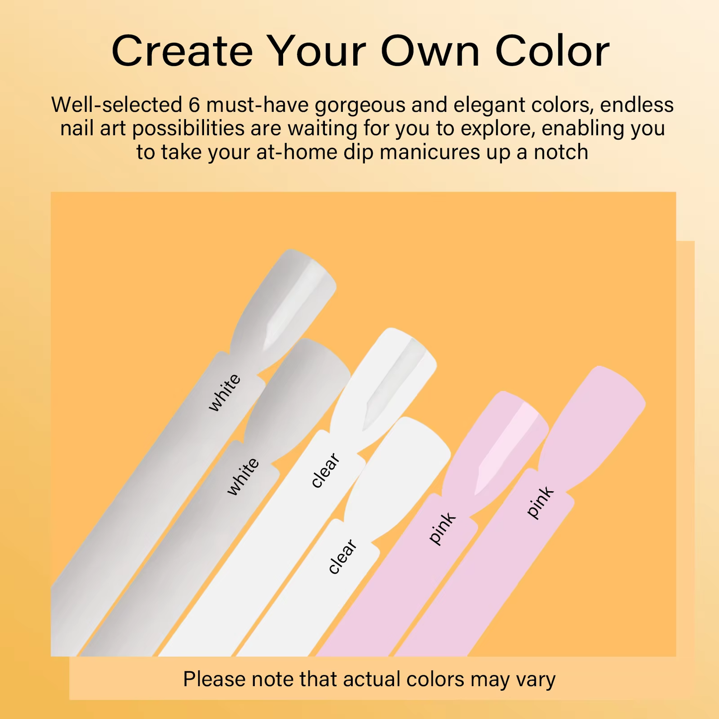 Professional Custom Eco-Friendly Nail Dipping Powder Starter Kit Professional Custom Private Label Acrylic Dipping Powder Set