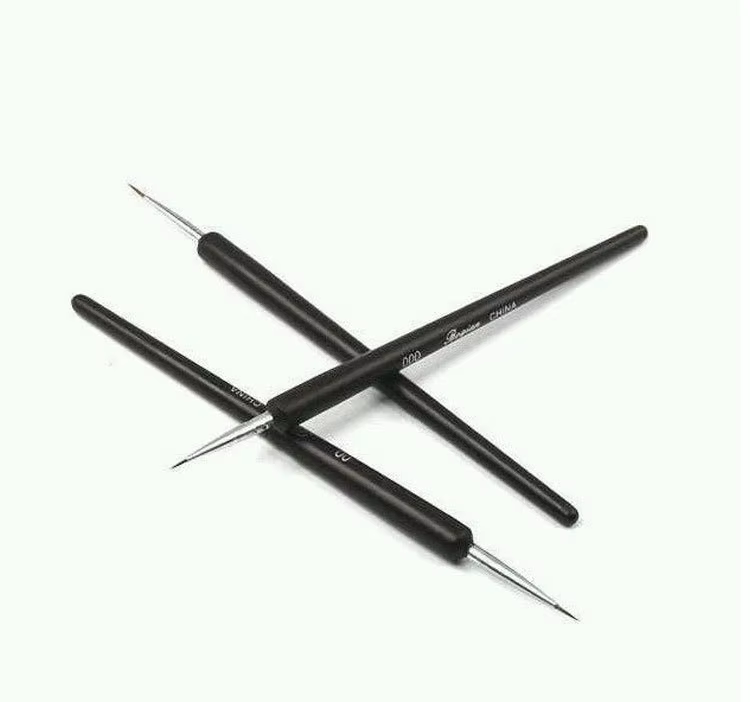 3pcs Dotting Drawing UV Gel Liner Polish Nail Art Pen Tool Nylon Brush Material
