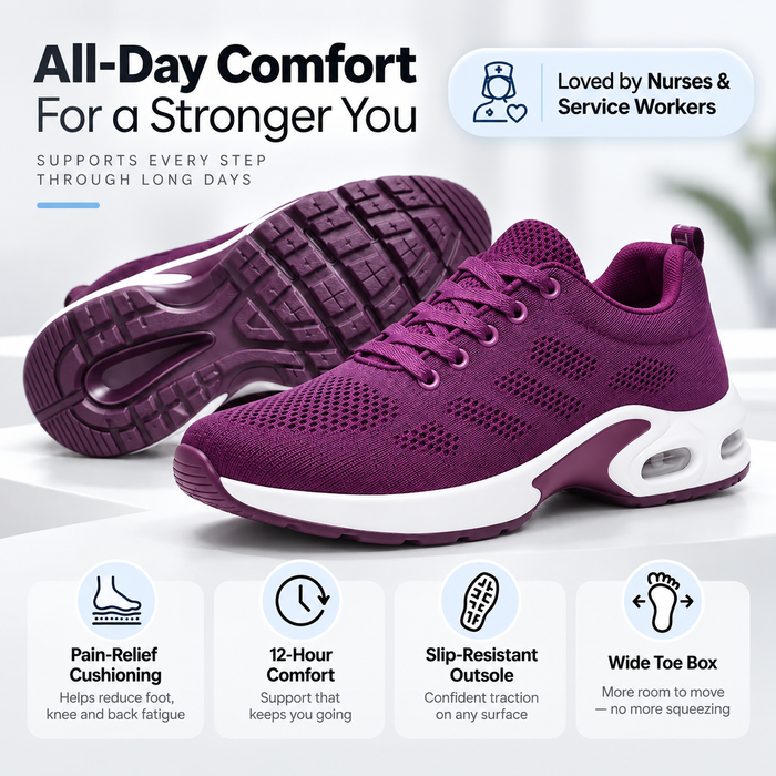 Bomesel orthopedic shoe in Purple