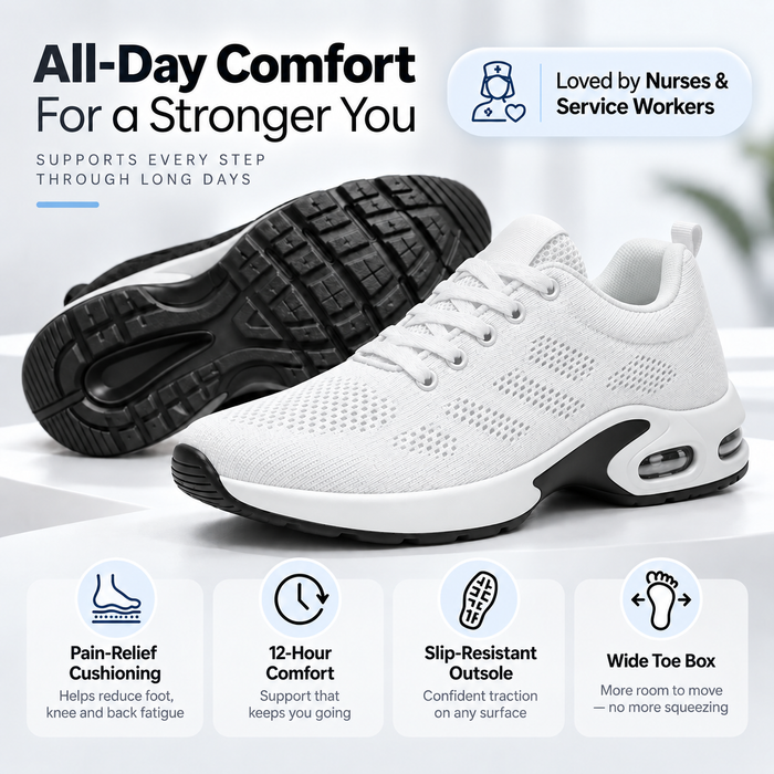 Bomesel orthopedic shoe in White