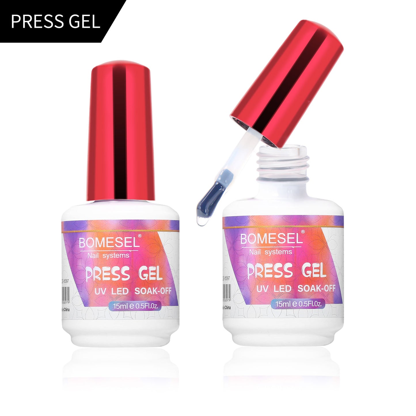 15ml UV LED Gel Glue for Press on Nail Tips Manicure Extension Nail Tips Gel