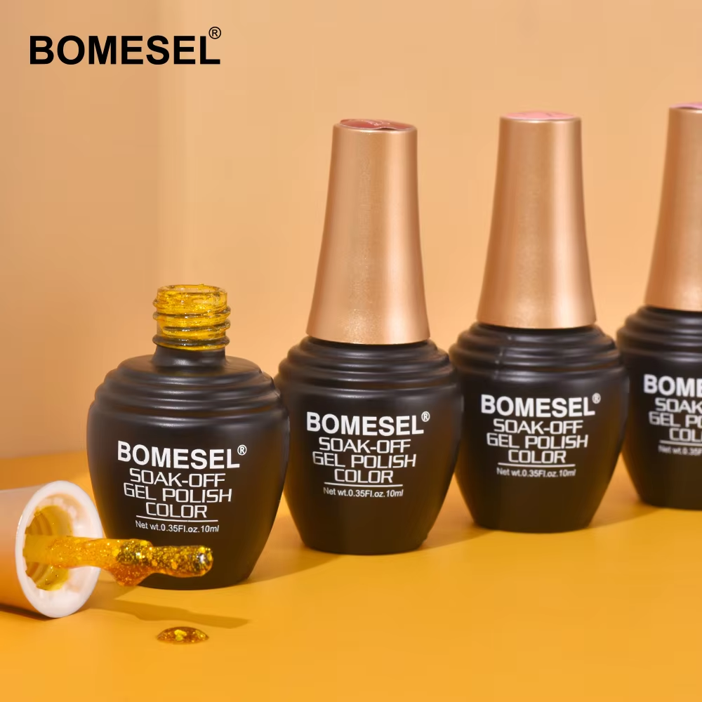 Free Sample Professional Nail Supplies Soak Off Gel Polish Custom Label UV Nail Art Gel Polish Easy to Apply Gel Nail Polish