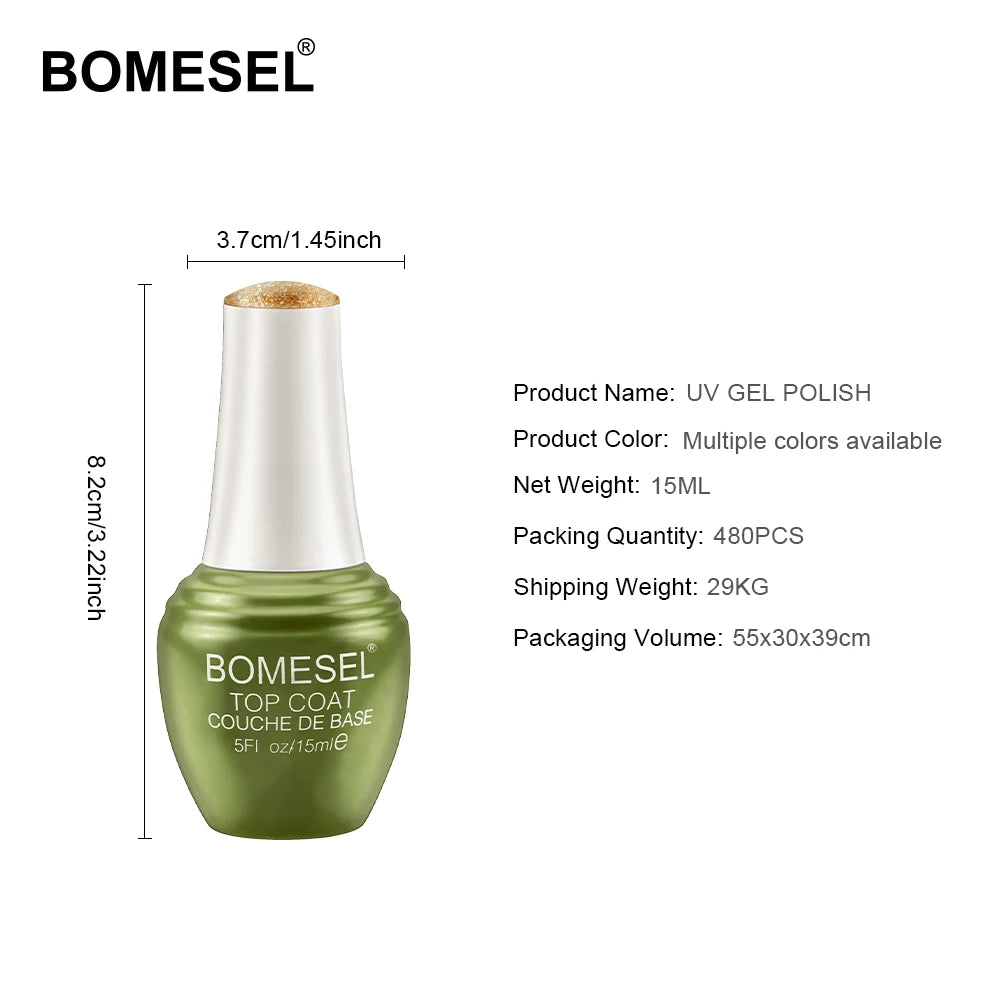 Wholesale Fashionable Solid Color UV Nail Polish Gel High Quality and Long-lasting Customizable for Salons and Personal Use