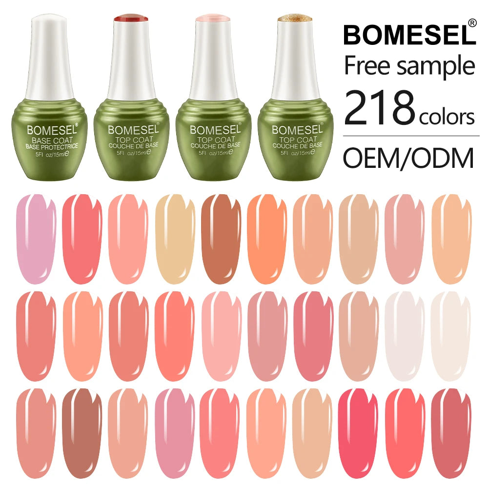 Wholesale Fashionable Solid Color UV Nail Polish Gel High Quality and Long-lasting Customizable for Salons and Personal Use