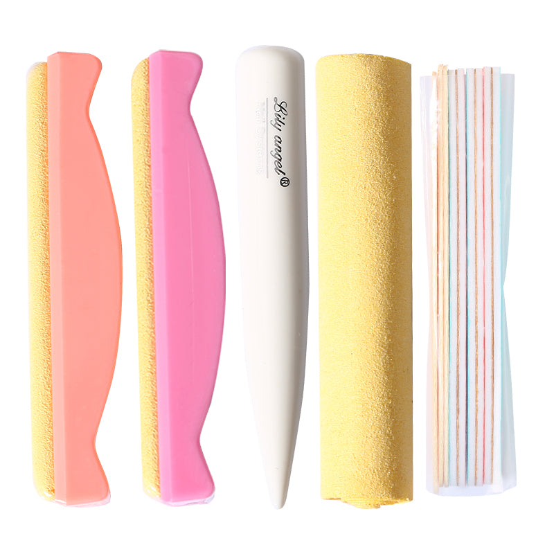 Professional Nail Polishing Wax Kit Nail Art Decoration Varnish With Sheepskin Buffing Buffer Tools