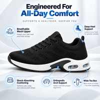 Shoes™ Pro Red — 12-Hour Shift Shoes for All-Day Foot, Knee & Back Pain Relief