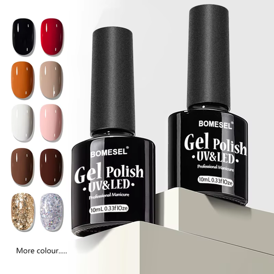 Super Shiny Holographic UV Nail Polish Topcoat Non-Wiping Toughened Glass Gel LED Lamp Source DIY Transparent Top Paint Bottle