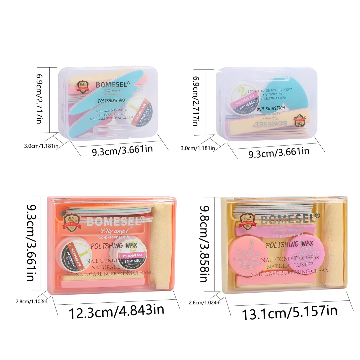 2024 New Design Nail Art Product Nail Waxing Cream Nail Polishing Buffing Cream