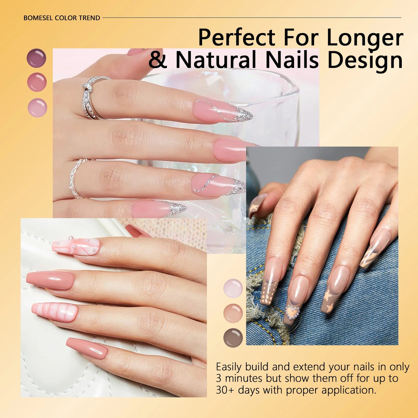 Solid Cream UV Gel Nail Polish 7-Color Manicure Set for Nail Salon OEM Bottle Beauty Cosmetics for Men