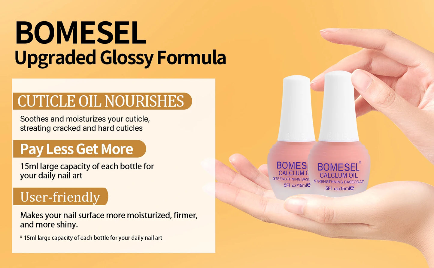 Organic Natural Vegan Nail Oil with Custom Logo Transparent Travel Size Pink Flower Custom Cuticle Oil with Bottle