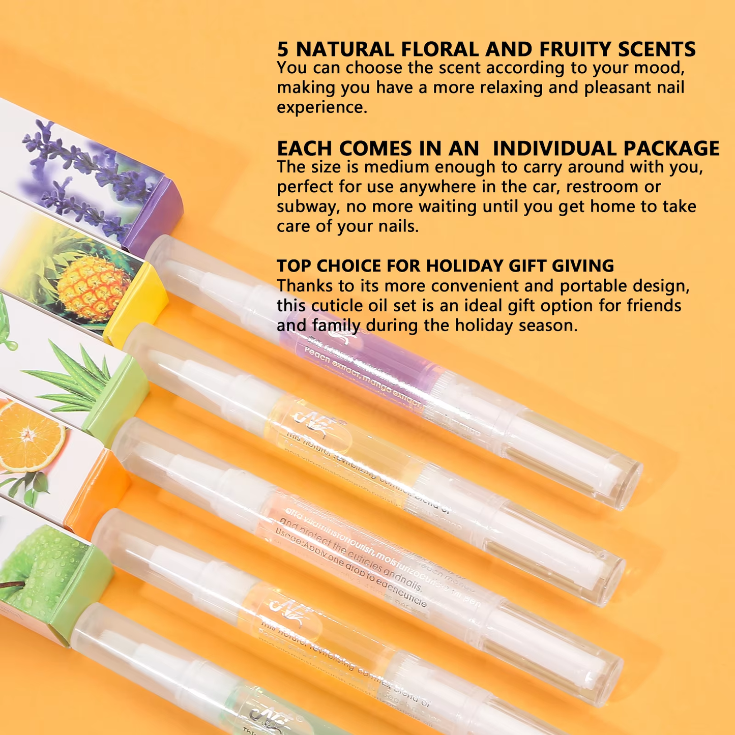 Hot Selling Factory Price Nail Edge Cuticle Oil Pen with Brush for Effective Finger Skin Care