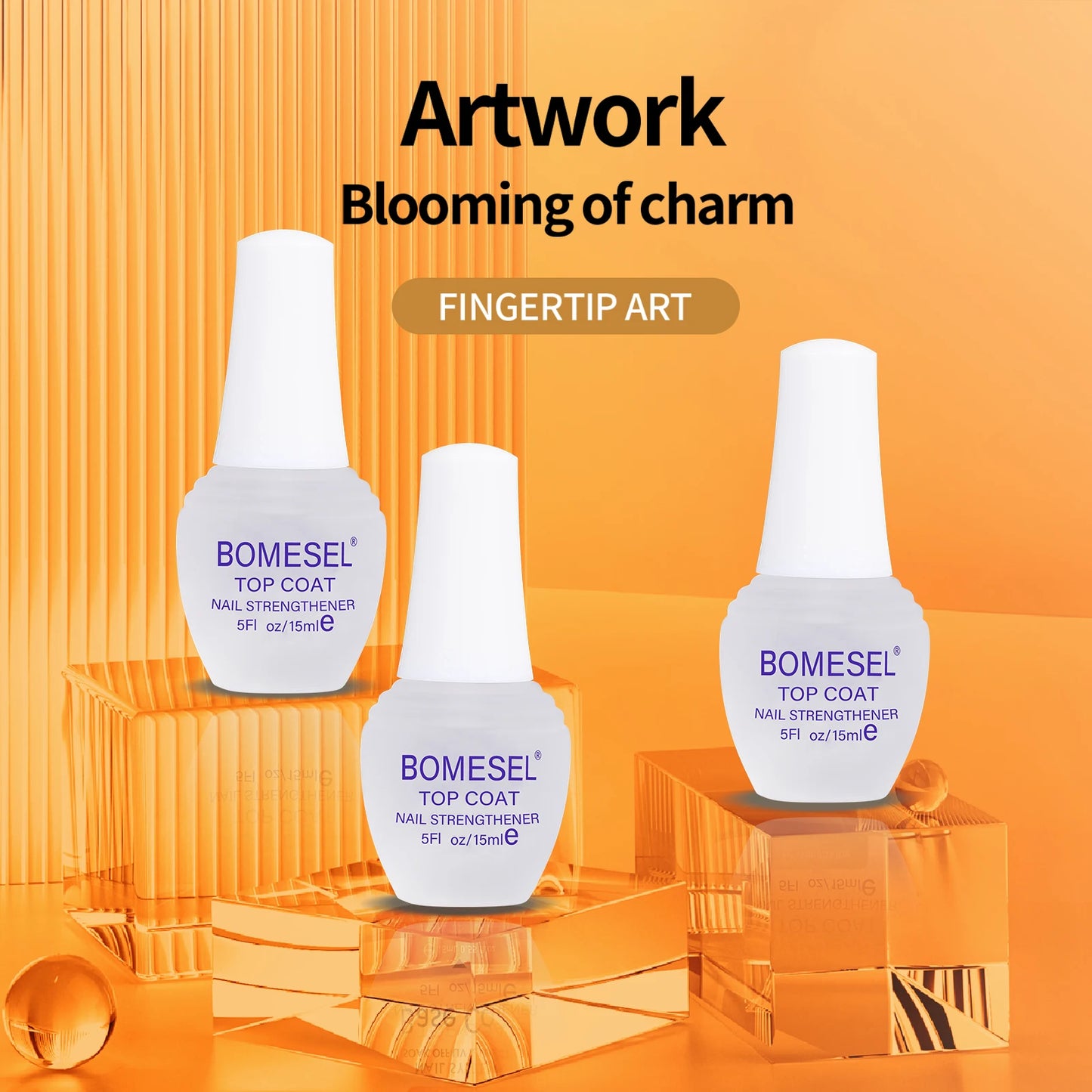 Custom Super Shiny Nail Coat Top Gel Lasting Clear UV LED Tempered Topcoat with High Shine Non-Wipe Nail Gel Top Coat