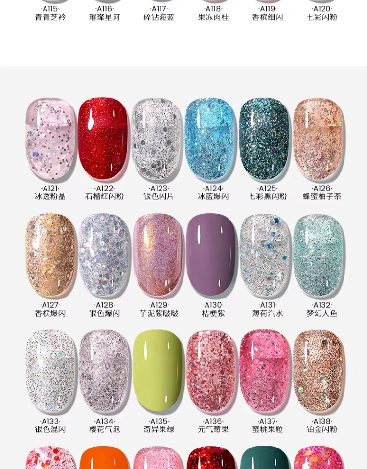 China Manufactured UV Nail Gel Polish Private Label Volume Soak off Nail Paint