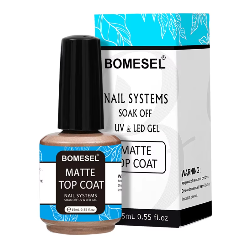 Top Coat and Base Coat Set for Nail Art Painting UV Gel Polish by Premium Nail Supply Manufacturer