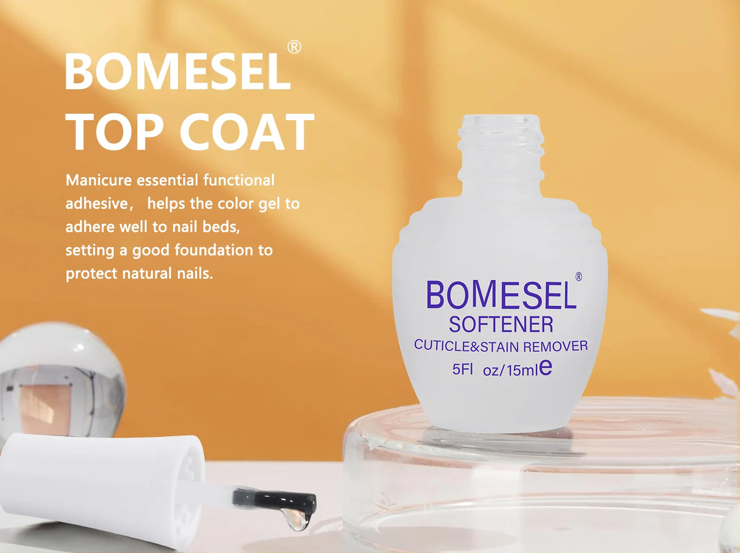 Custom Logo Organic Natural Cuticle Oil Care Vegan Nail Oil with Bottle Travel Size Ex-prep Flower Potting Transparent