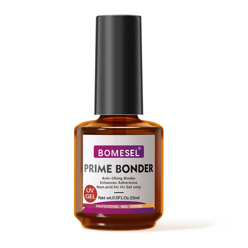 15ml UV Gel Nail Polish Nude Color Primer Bonder Hard Builder Gel Hema Free Base Coat