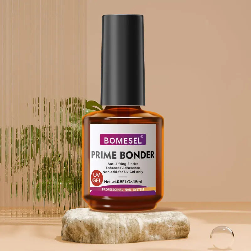 15ml UV Gel Nail Polish Nude Color Primer Bonder Hard Builder Gel Hema Free Base Coat