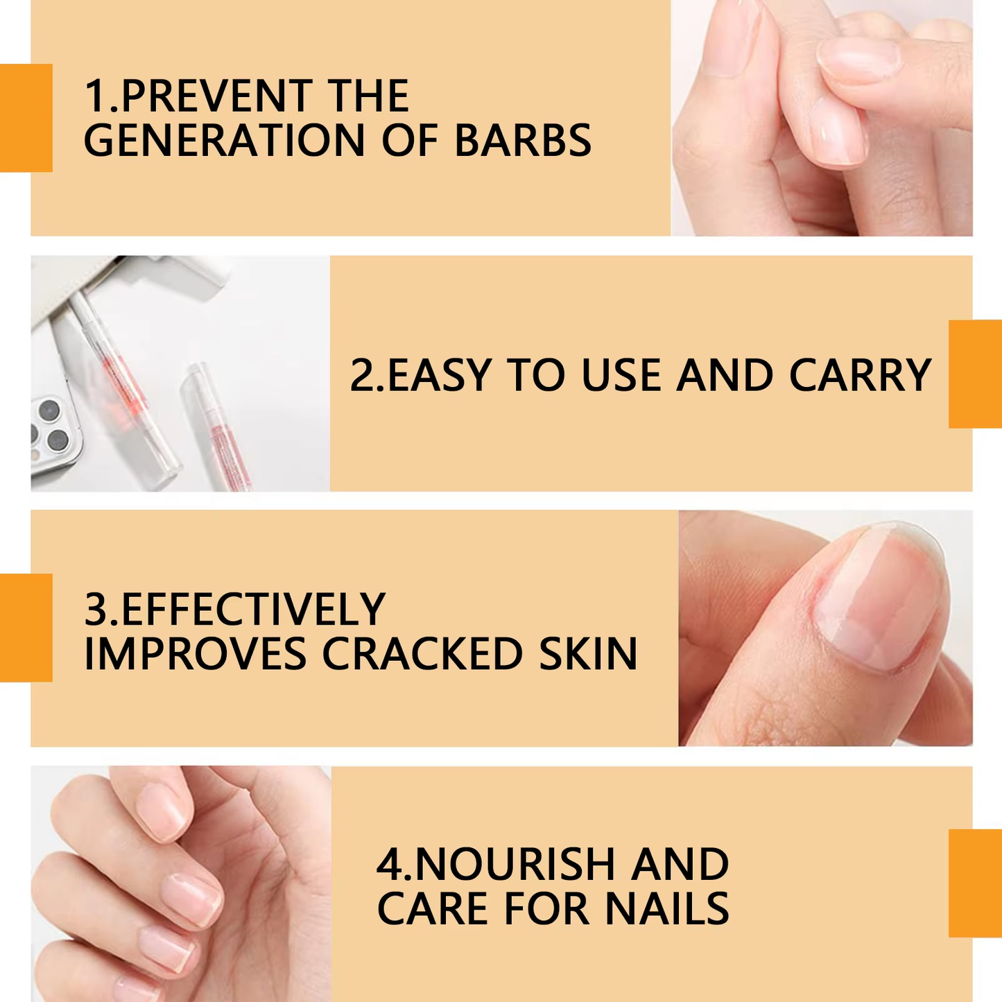 Hot Selling Factory Price Nail Edge Cuticle Oil Pen with Brush for Effective Finger Skin Care