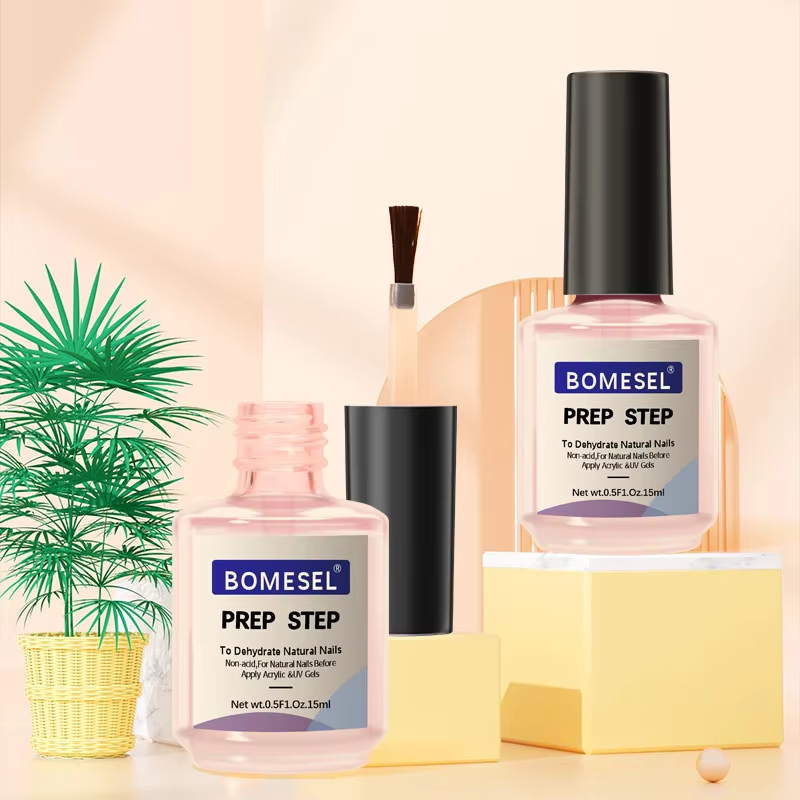 Women's Nail Art UV Gel Primer Coat Dehydrate Oil Solution Nail Dehydrator 1 Bottle Nail Prep Balancing Dehydration Primer Gel