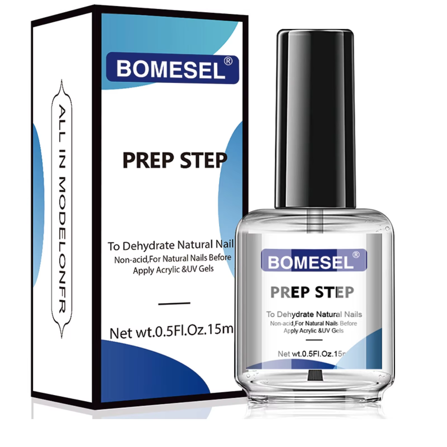 Women's Nail Art UV Gel Primer Coat Dehydrate Oil Solution Nail Dehydrator 1 Bottle Nail Prep Balancing Dehydration Primer Gel