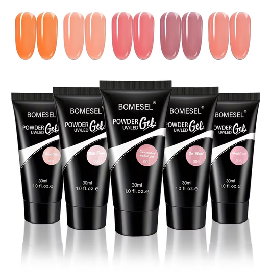 Solid Colors UV Poly Gel Nail Extension Poly Acrylic Gel Custom Private Label Wholesale Nail Supplies LED Lamp Source