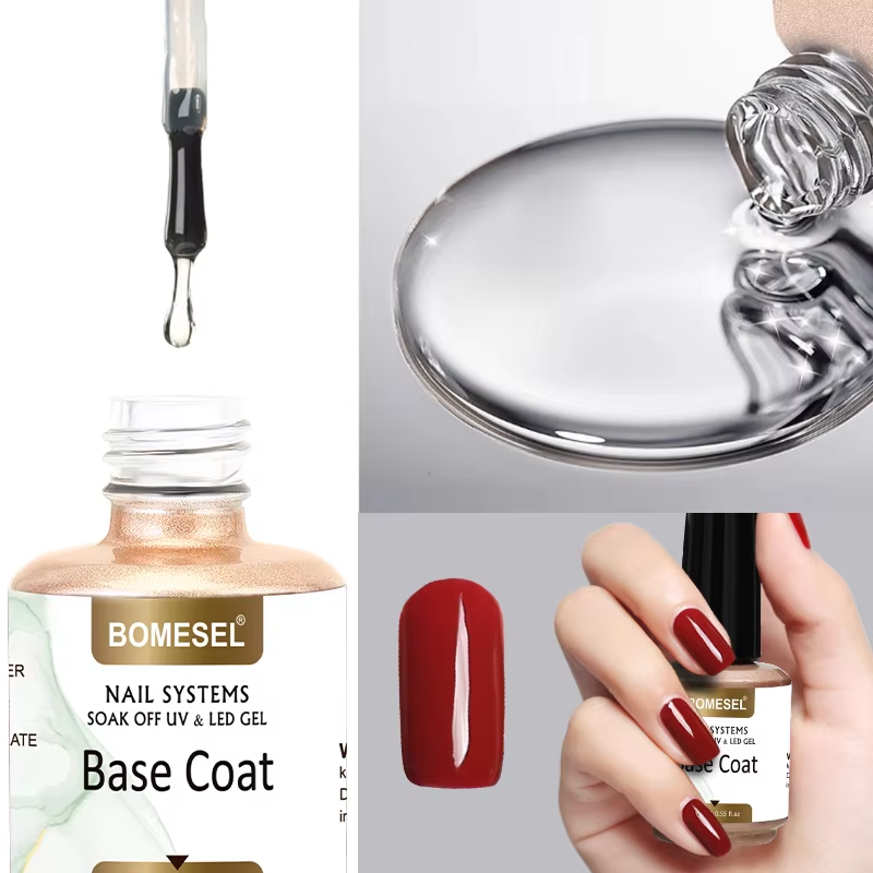 Professional 15ml UV LED Gel Base Coat Non-Yellowing Soak off Nail Art Strengthening Gel
