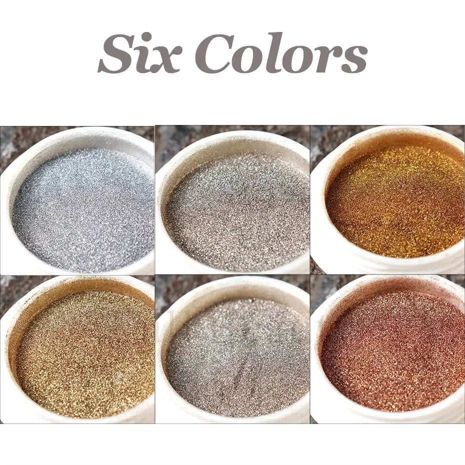 Wholesale Solid Flash Nail Magic Mirror Powder Set Chameleon Pigment Chrome Powder with Mirror Effect Nail Art Supply