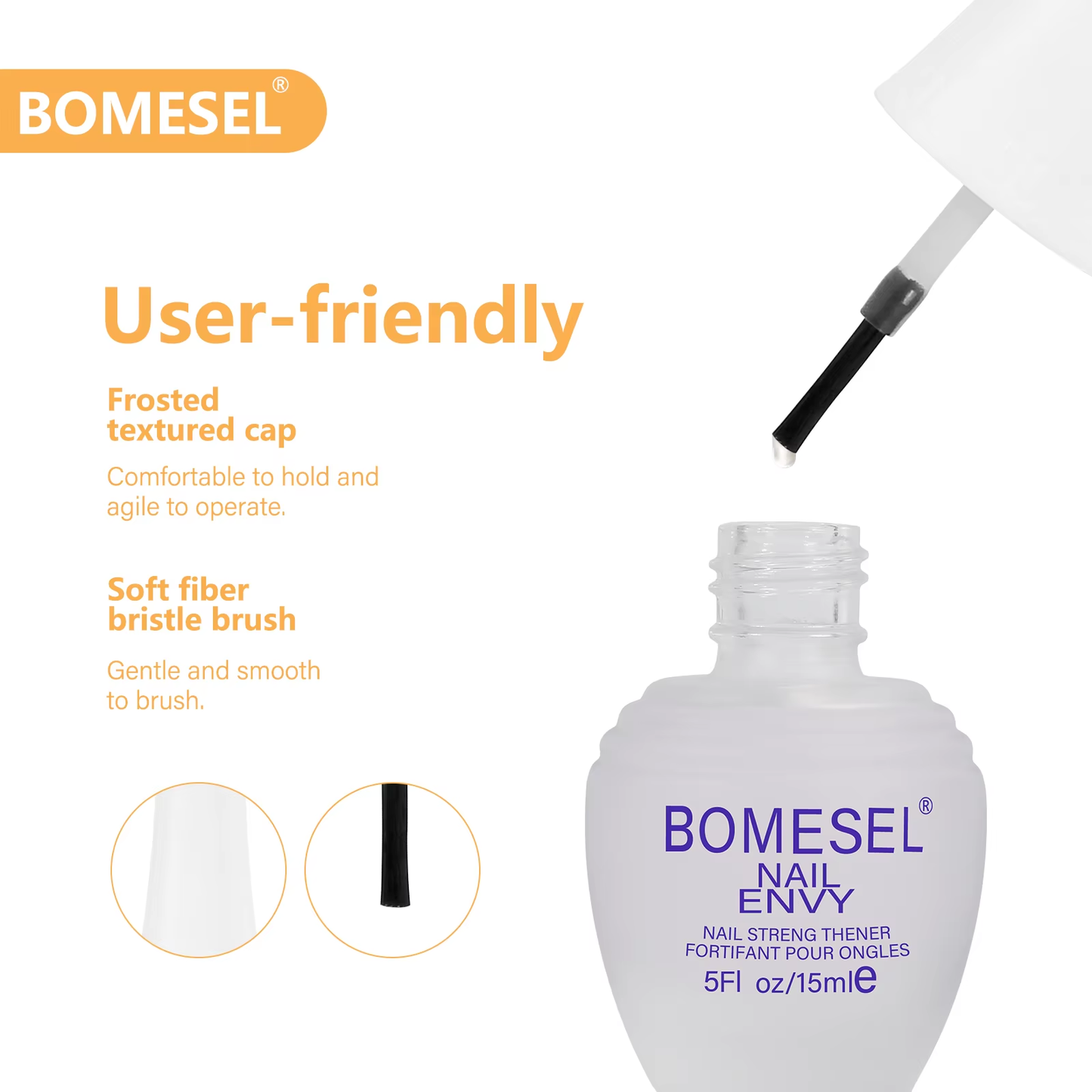 Nail Hardener & Strengthener Rescue Calcium Nail Envy Repair Care Polish Cuticle Oil for Thin Nail Growth