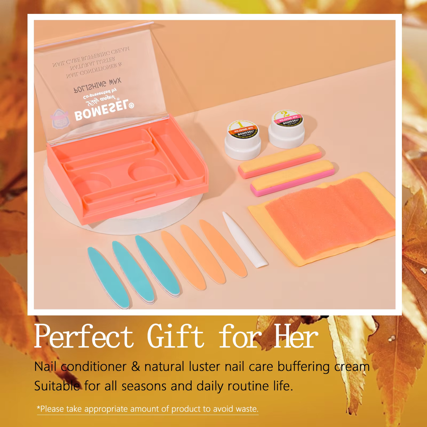 Professional Purplish Nail Kit for Manicure Polished Wax File Brush-for Infant Use Packed in Box