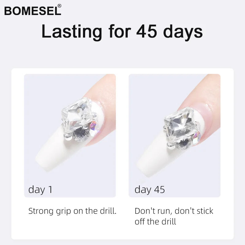 8g Transparent UV Gel Stuck Drill Glue Beads for Rhinestone Jewelry & Nail Art Decoration Convenient Drill Glue Point