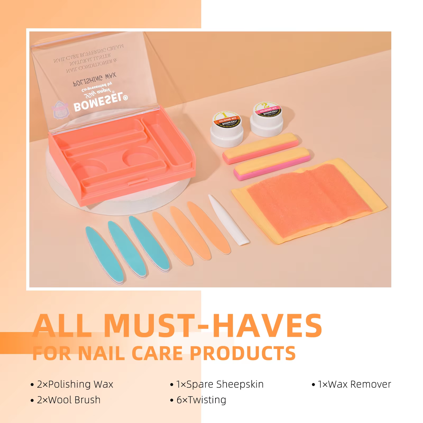 2024 New Design Nail Art Product Nail Waxing Cream Nail Polishing Buffing Cream