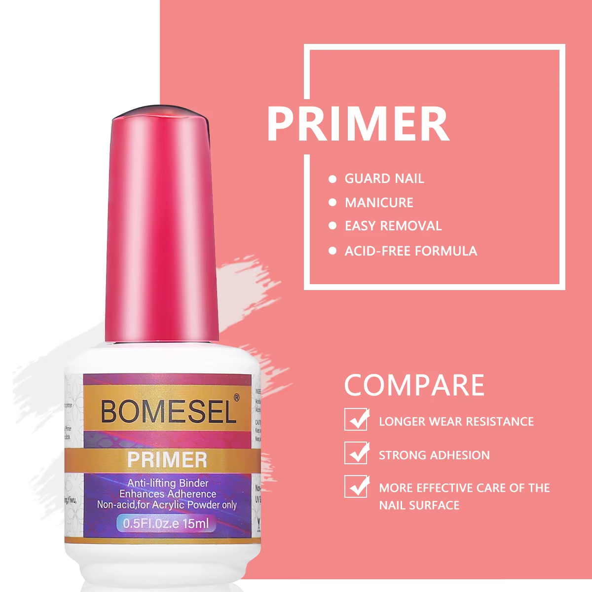 BOMESEL Luxury DIY Professional Nail Art Set Wholesale Long-Lasting UV Gel Polish with LED Lamp Sustainable for Nail Salons