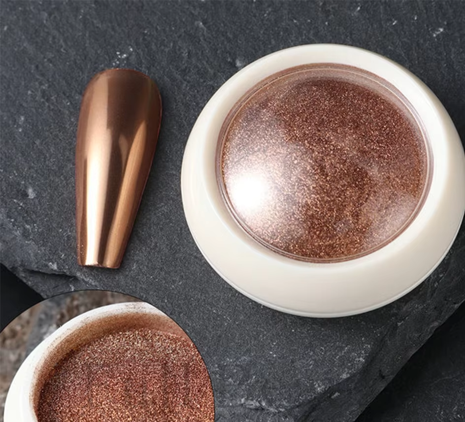 Wholesale Solid Flash Nail Magic Mirror Powder Set Chameleon Pigment Chrome Powder with Mirror Effect Nail Art Supply