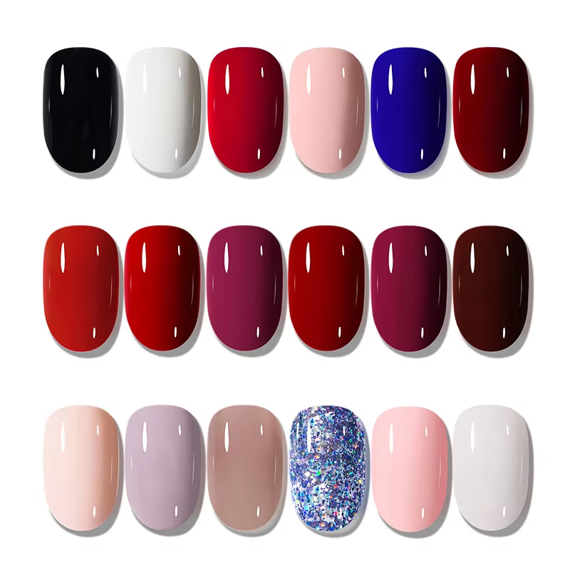 Super Shiny Holographic UV Nail Polish Topcoat Non-Wiping Toughened Glass Gel LED Lamp Source DIY Transparent Top Paint Bottle