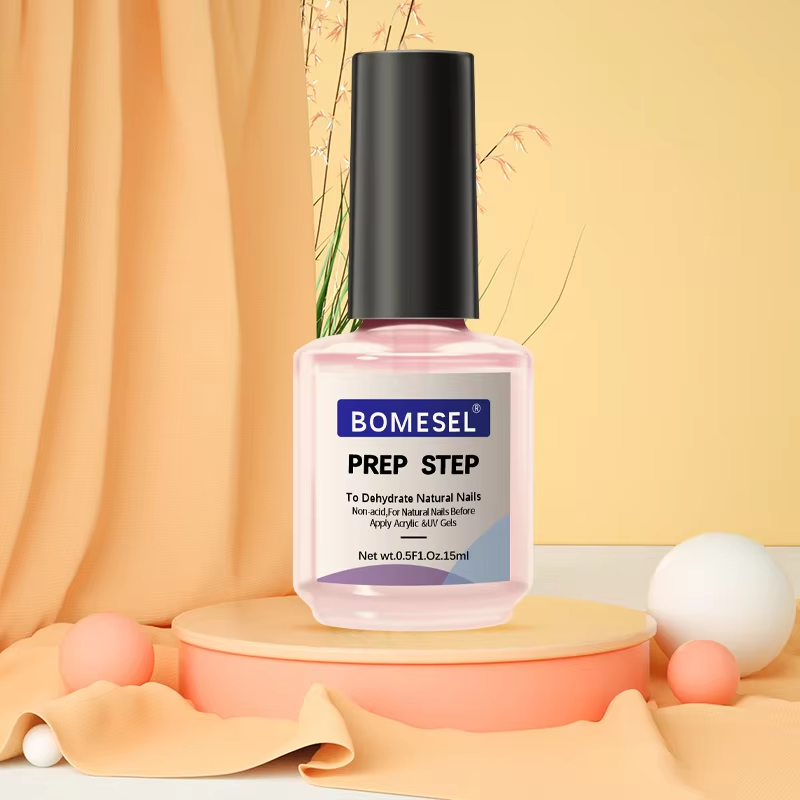 Professional Nail System Builder Gel with Prime Bonder Enhances Adherence and Gel Prep Function