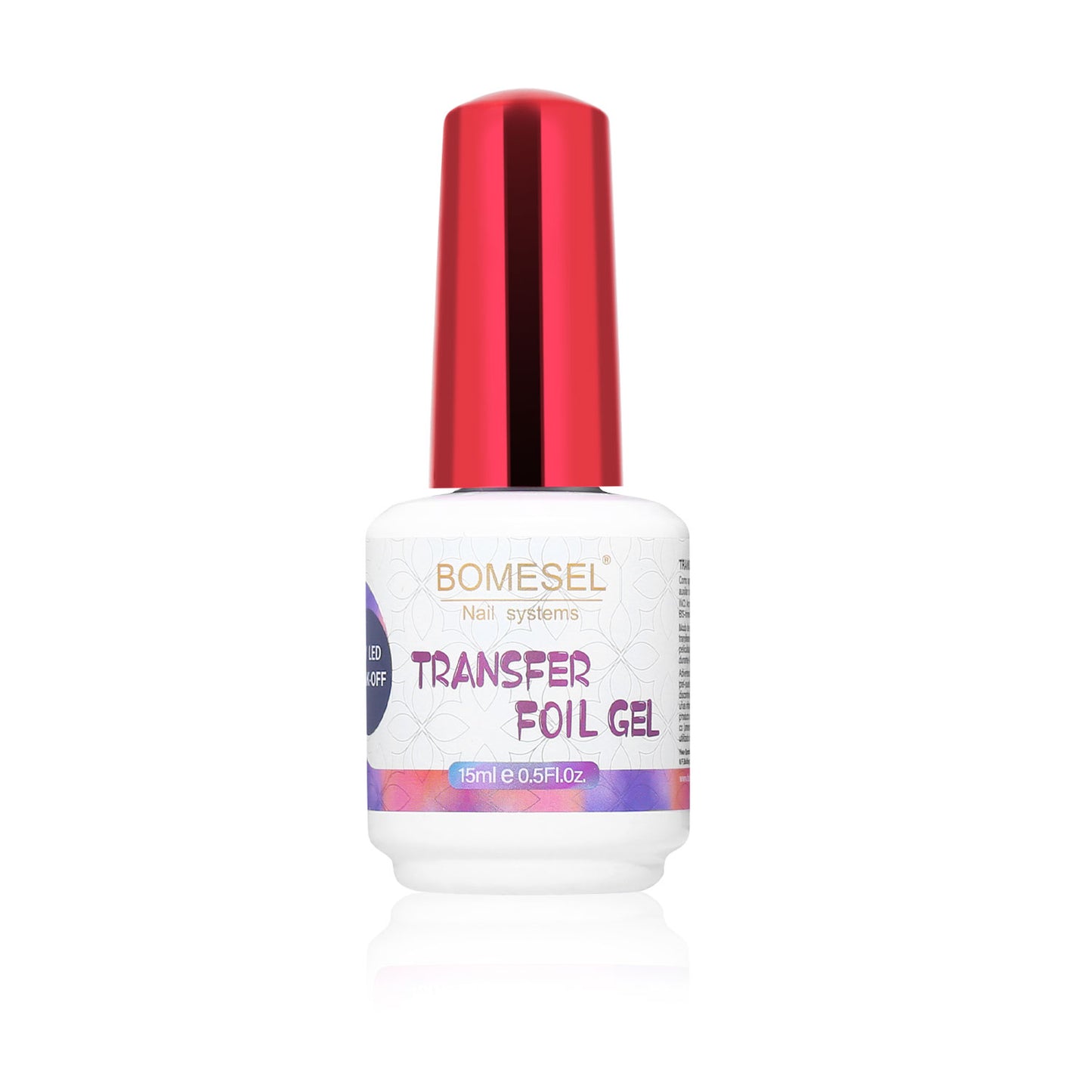 15ml Clear Transfer Foil Gel Hard Soft Gel in a Bottle for Nails Lamp Transfer Gel