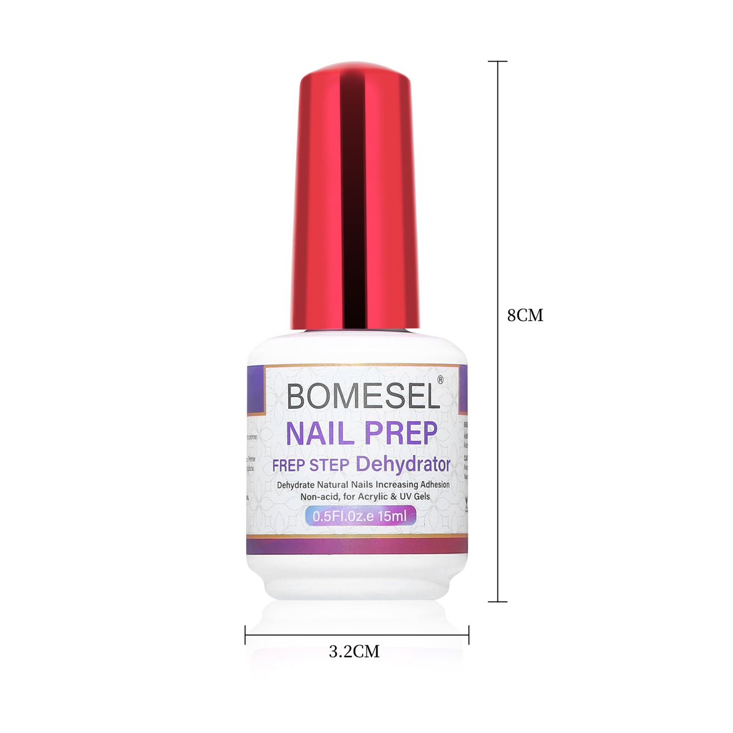 15ml Nail Primer Gel Nail Salons Application Non-toxic Nail Prep Dehydrate for Acrylic