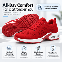 Bomesel orthopedic shoe in Red